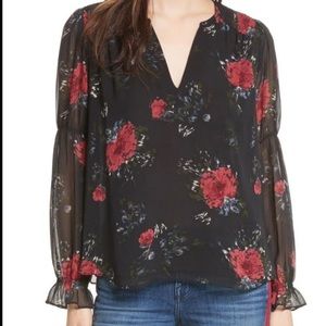 Joie Anjanette Sz XS Silk Blouse